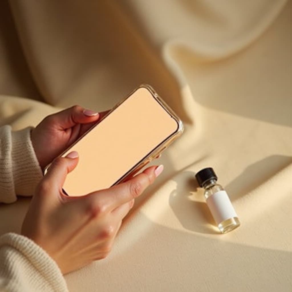Phone and vial — practitioner check-in